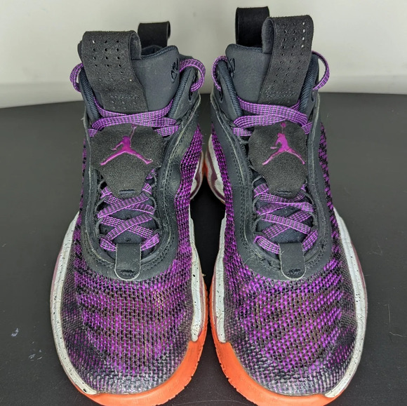 Nike Air Jordan XXXVI 36 First Light Shoe Black Hyper Violet White Youth Size 7Y - Picture 2 of 12